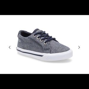 Sperry Toddler Sneaker Dark Chambray Sz5.5